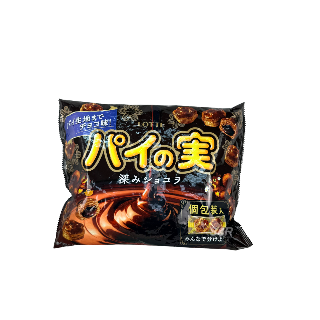 Lotte Pie No Mi Deep Chocolate Shared Pack 124g Lotte Pie No Mi Deep Chocolate Shared Pack 124g